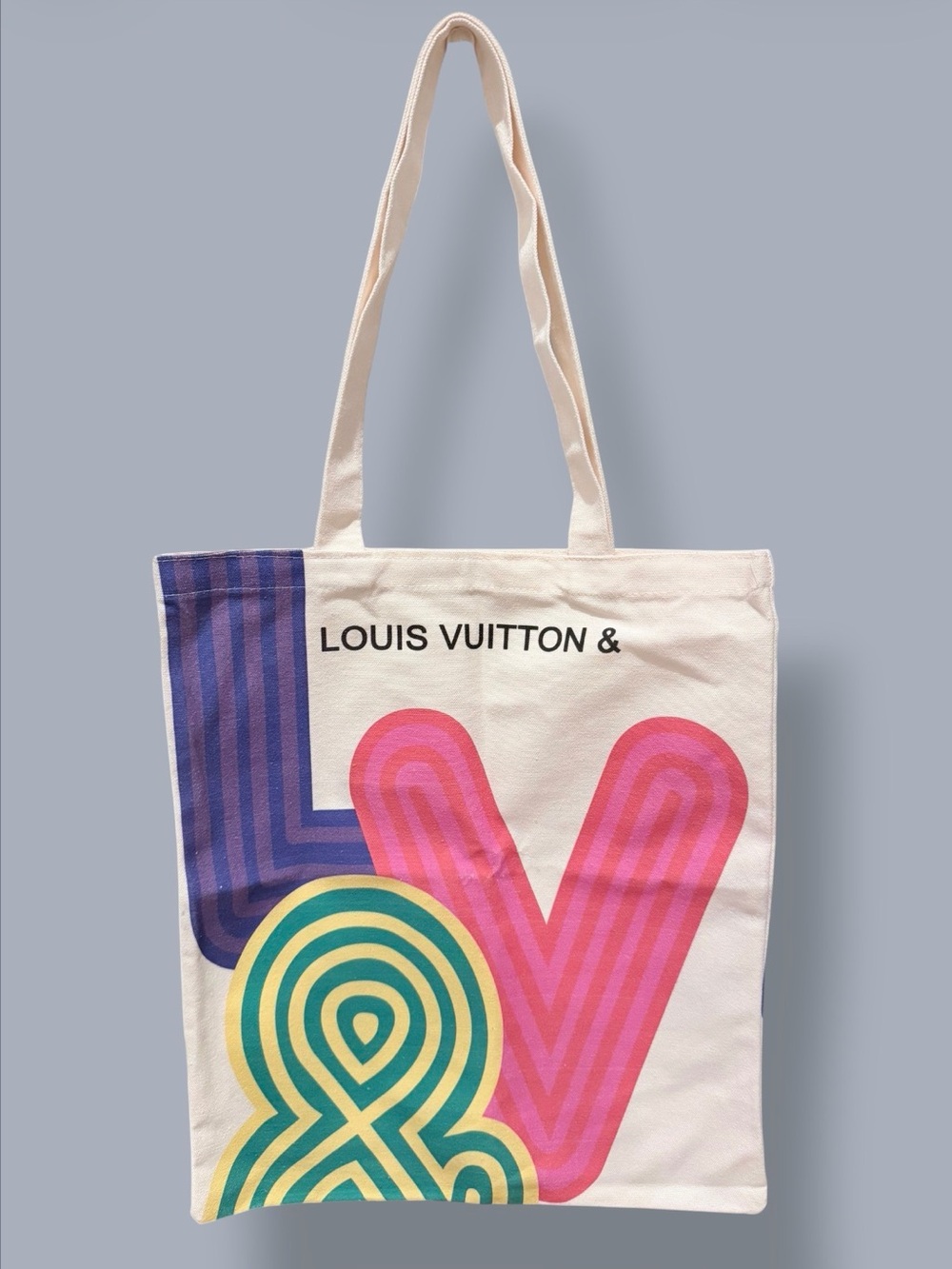 Louis Vuitton LV & Multicolor Canvas 2022 Exhibition Tote Bag
